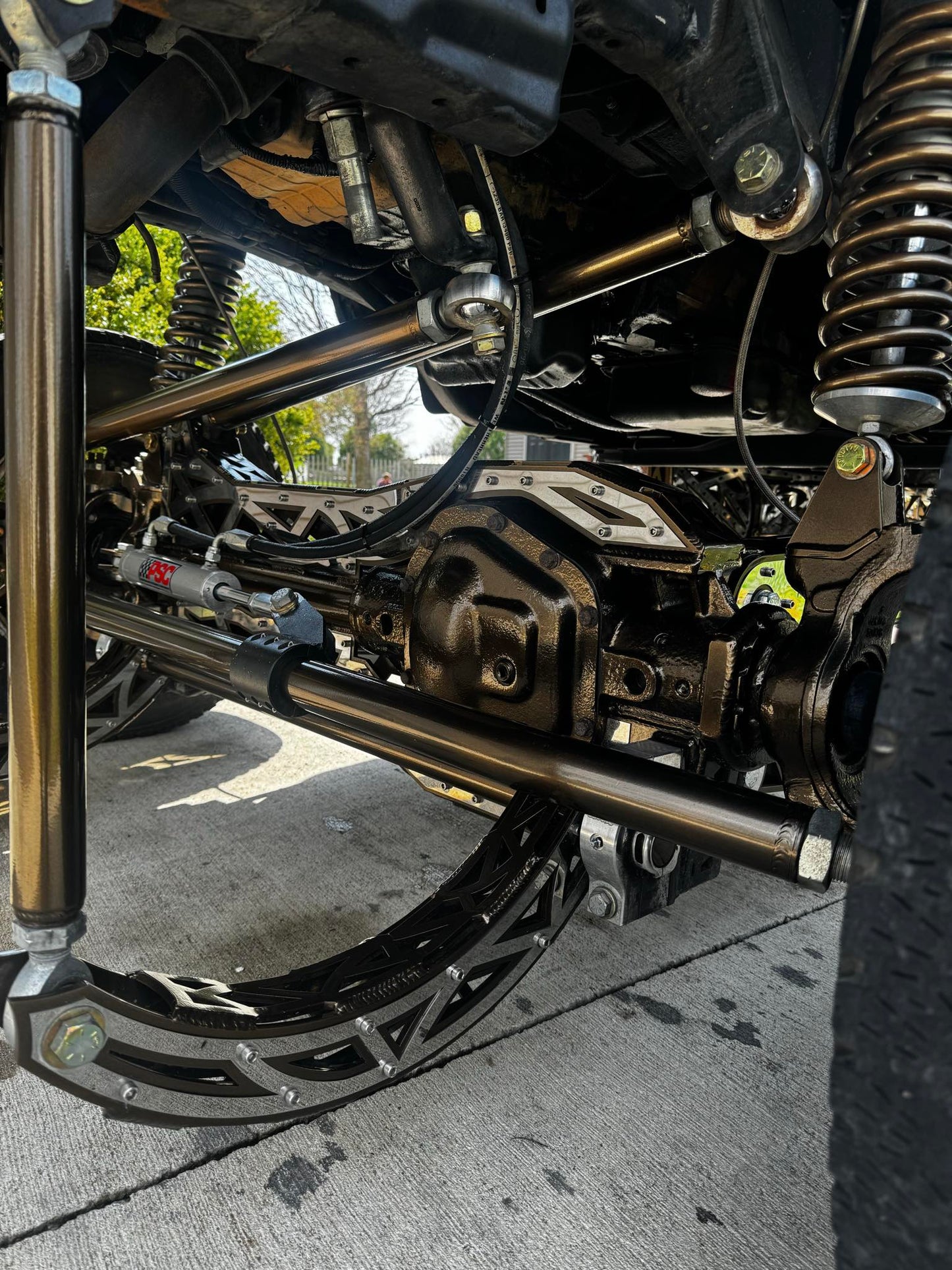 2005+ Superduty Weld on front axle truss (Shaved style)