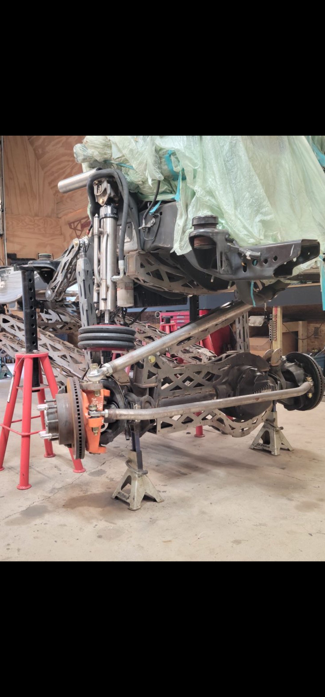 2005+ Superduty Weld on front axle truss (Saved style)