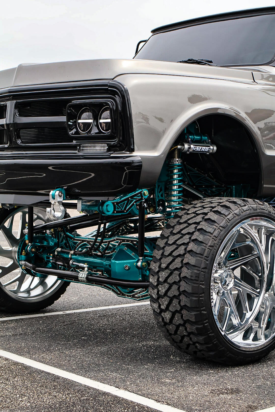 2005+ Superduty Weld on front axle truss (Shaved style)