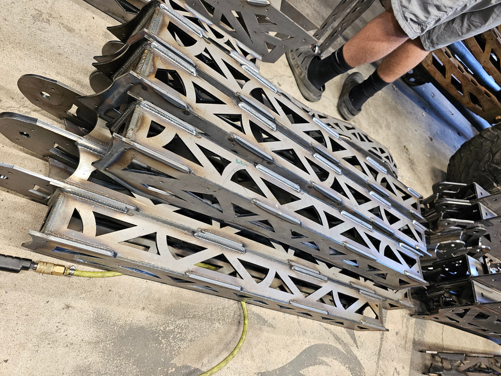 CNC Style 4 link arms – Backyard Fab